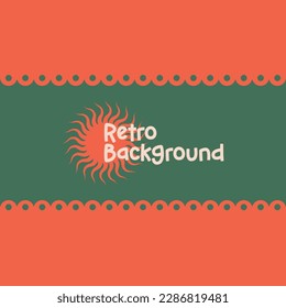 Colorful abstract orange vector background illustration 