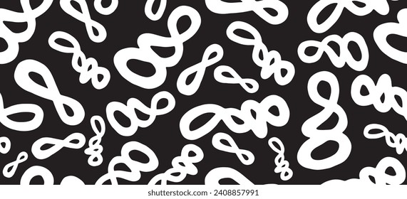 colorful abstract organic shape print seamless pattern illustration in retro style.Giraffe, dalmatians dog, skin texture pattern