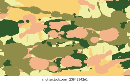 Plantilla de diseño de fondo de pintura abstracta colorida.