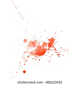 Colorful abstract paint splash vector background