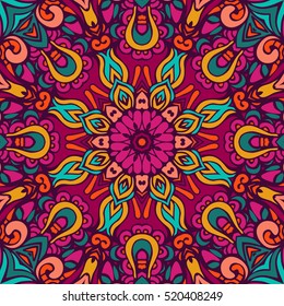 colorful abstract paisley pattern.