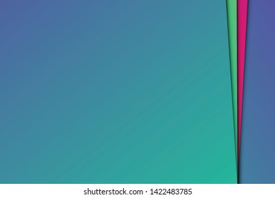 Colorful abstract papers, vector illustration
