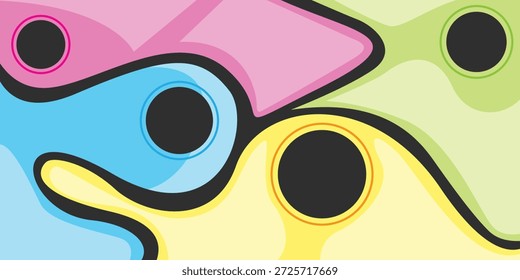 Diseño de fondo de patrón abstracto colorido