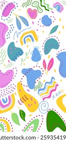 Colorful Abstract Pattern Background for Editable modern Design