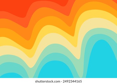 colorful abstract pattern background. template summer sea beach concept. vector illustration