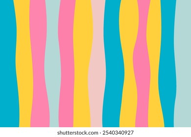 Fondo de patrón abstracto colorido. concepto de verano de Plantilla. Ilustración vectorial