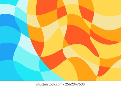 colorful abstract pattern background. template summer concept. vector illustration