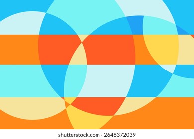 Fondo de patrón abstracto colorido. concepto de verano de Plantilla. Ilustración vectorial