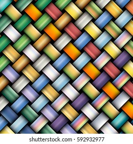 Colorful abstract pattern background weave texture