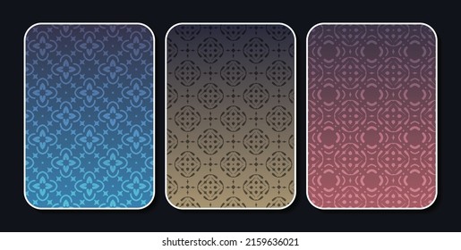 colorful abstract pattern cover design