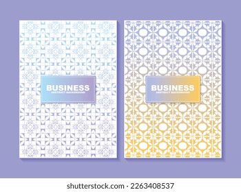 colorful abstract pattern cover design