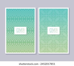 colorful abstract pattern cover design