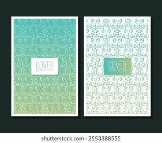colorful abstract pattern cover design