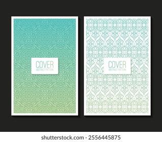 colorful abstract pattern cover design