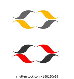 Colorful Abstract Pattern Logo Template Illustration Design. Vector EPS 10.