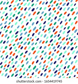 Patrón abstracto colorido. Gráficos manuales. Patrón transparente para decorar varias superficies.