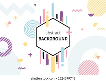 colorful abstract pattern on white background.