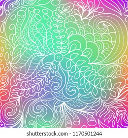 Colorful abstract pattern. Psychedelic art. Gradient