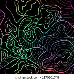 Colorful abstract pattern. Psychedelic art. Gradient