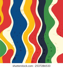 Colorful abstract pattern repeating design  