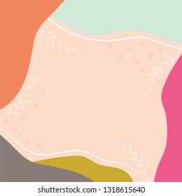 colorful abstract pattern for scarf design