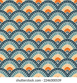 Colorful abstract pattern and seamless 