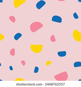 colorful abstract pattern semicircle shapes