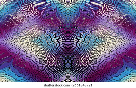 A Colorful Abstract Pattern that Features Stunning Gradient Effects for a Visual Impact