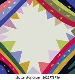 colorful abstract patterns, simple designs, modern, beautiful hijab motifs. - Vector.
