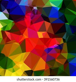 Colorful abstract polygonal background