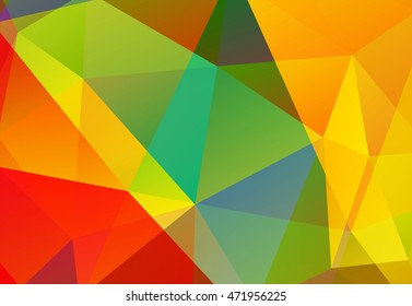 Colorful abstract polygonal background. Vector illustration