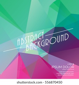 colorful abstract polygonal triangle background