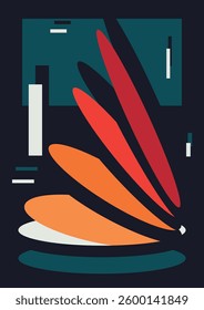 Fondo Abstractas colorido del cartel, Plantilla de Vector para los carteles, cubiertas, Ilustraciones