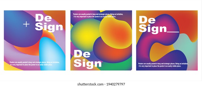 Colorful abstract Poster template with dummy Text for web design,and Print Material.