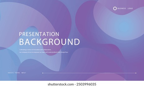 Fondo de presentación abstracto colorido. Fondo abstracto simple violeta púrpura con onda y forma líquida