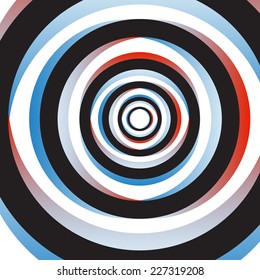 Colorful Abstract Psychedelic Art Background. Vector Illustration. EPS10