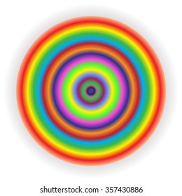 Colorful Abstract Psychedelic Art Background. Vector Illustration. EPS10