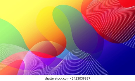 Colorful abstract rainbow gradient background