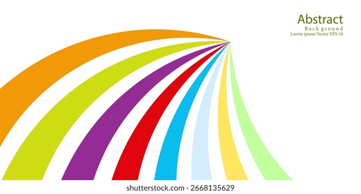 Diseño de fondo Abstractas colorido de la onda del arco iris