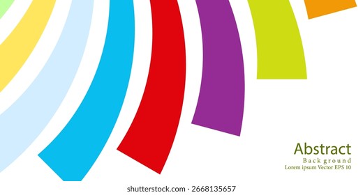 Diseño de fondo Abstractas colorido de la onda del arco iris. traje para el Anuncio, el Web, el folleto, la presentación y el cartel