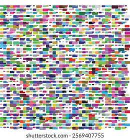 Colorful Abstract Rectangular Mosaic Pattern