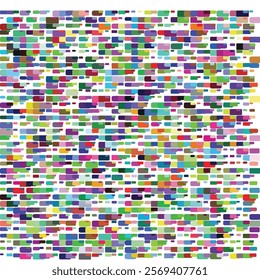 Colorful Abstract Rectangular Mosaic Pattern