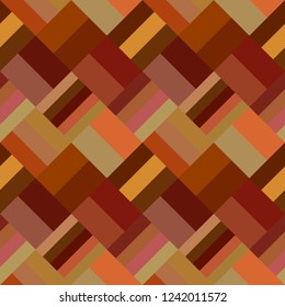 Colorful abstract repeating diagonal rectangle pattern - vector tile mosaic background graphic design
