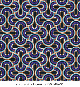 colorful abstract repeating geometric pattern without borders