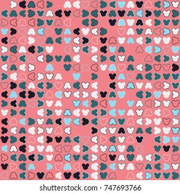 Colorful abstract retro background