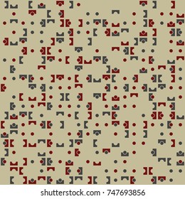 Colorful abstract retro background