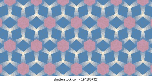 Colorful abstract retro patterns geometric design wallpaper background.Seamless abstract dots ornament pattern