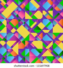 Colorful Abstract Retro Triangular Pattern Poster, Retro Triangular Pattern Design, vector of abstract background, eps 10