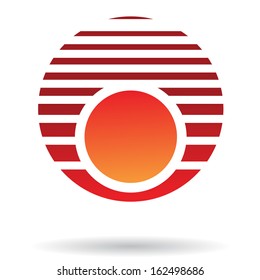 Colorful Abstract Round Icon