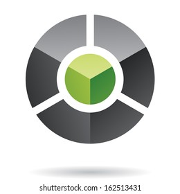 Colorful Abstract Round Icon